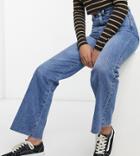 Stradivarius Petite 90s Dad Jeans In Medium Blue-blues