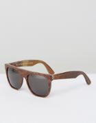 Retrosuperfuture Flat Top Miracolo Sunglasses - Brown