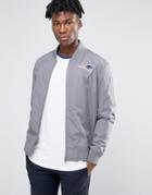New Era Patriots Bomber Jacket - Gray
