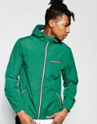 Original Penguin Ultramarine Lightweight Hooded Jacket - Green