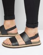 Aldo Tatave Leather Sandals - Black