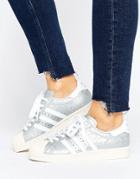 Adidas Superstar 80s Sneakers - Silver