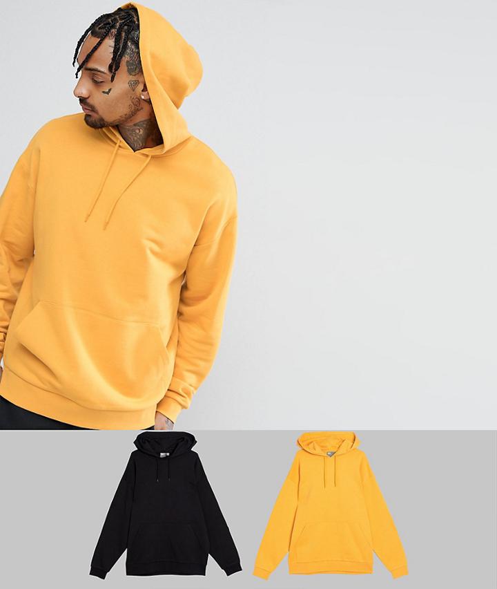 Asos Oversized Hoodie Multipack - Multi