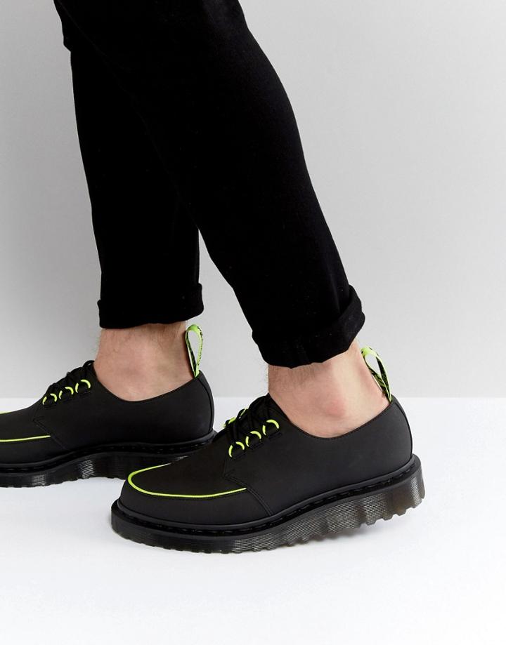 Dr Martens Ramsey Alt Neon Creeper Shoes - Black
