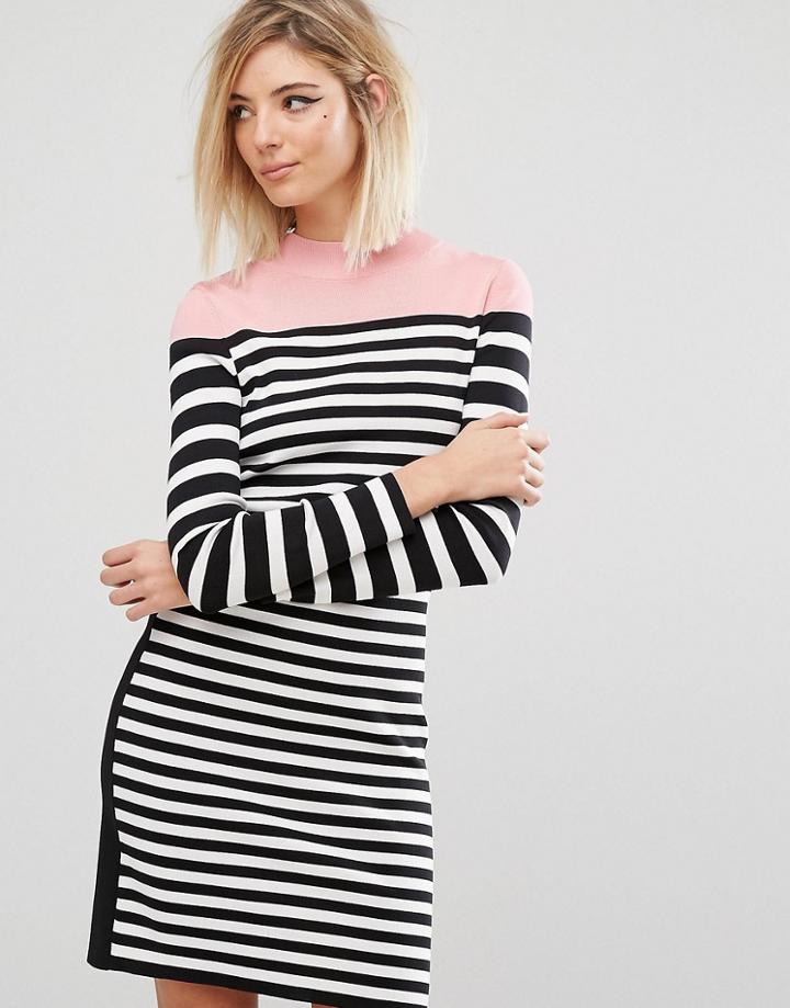 Sonia By Sonia Rykiel Stripe Knit Dress - Multi