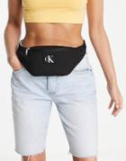 Calvin Klein Jeans Nylon Fanny Pack In Black