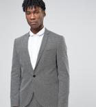 Noak Slim Suit Jacket In Monochrome Texture