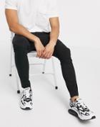 Asos Design Power Stretch Chinos In Black