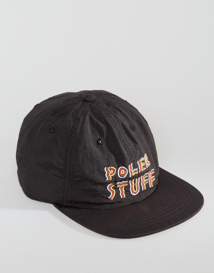Poler Cap Trails 6 Panel - Black