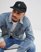 Santa Cruz Screaming Mini Hand Baseball Cap In Black - Black