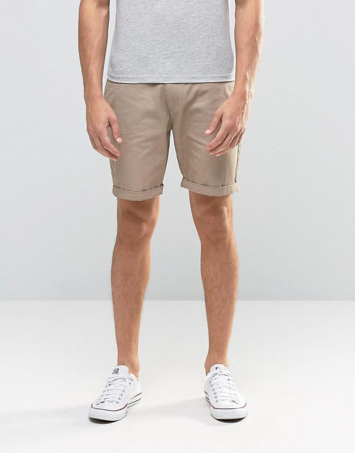 Le Breve Refresh Chino Shorts - Beige