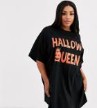 Asos Design Curve Halloween Glitter Sleep Tee