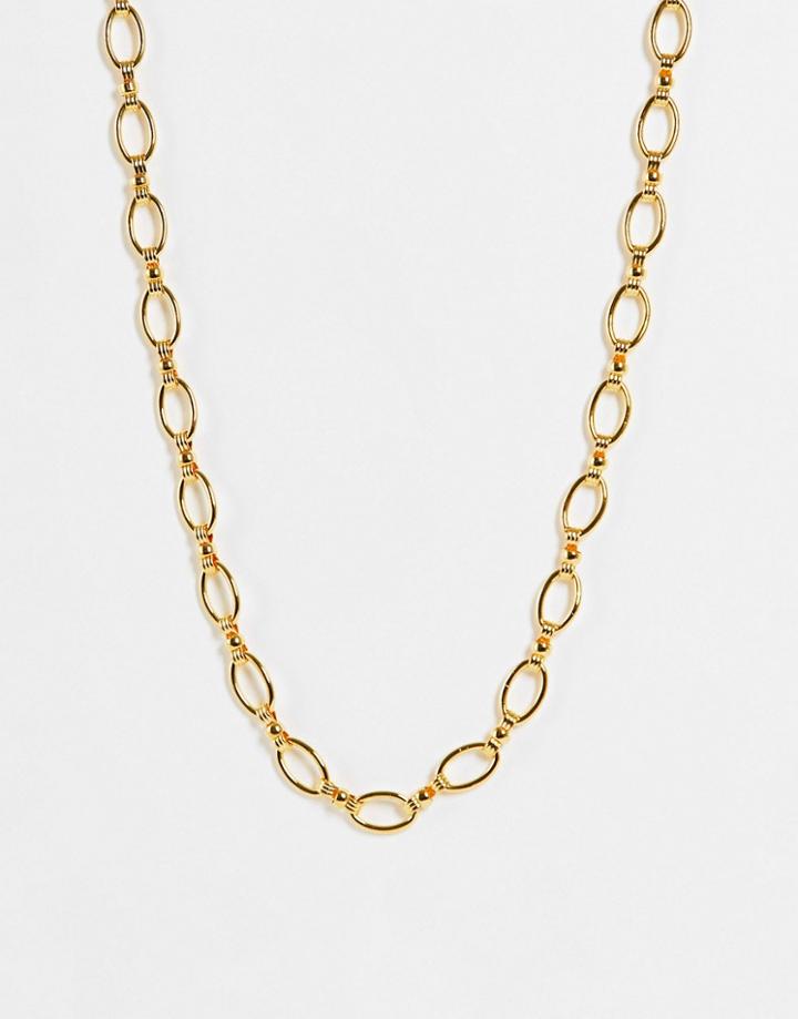 Whistles Statement Chain Necklace In Gold