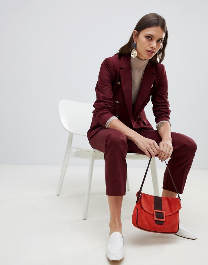 Emme Kaiser Tailored Skinny Pants - Red