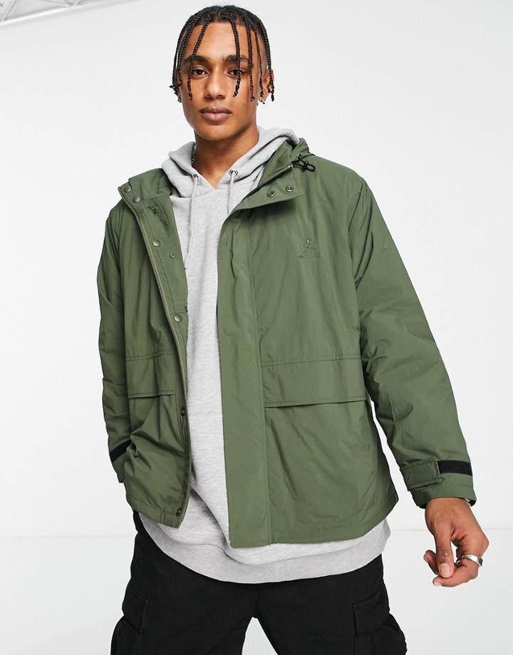 Gramicci Lightweight Nylon Drizzler Jacket In Olive-green