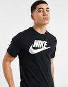 Nike Futura Foil Logo T-shirt In Black