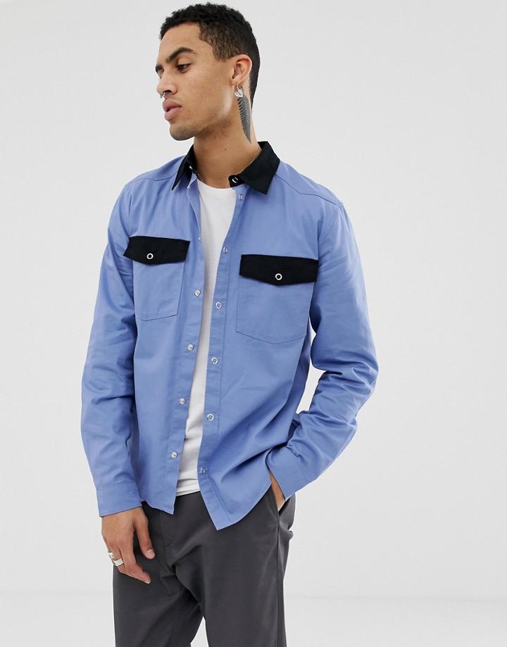 Weekday Wayne Shirt - Blue