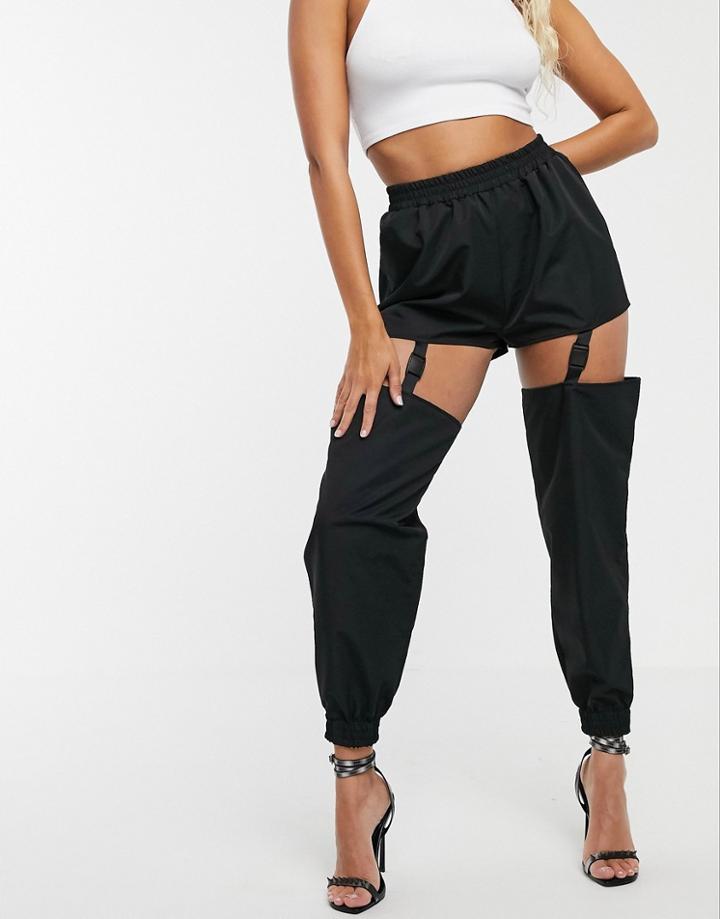 Asos Design Jogger With Harness Detail
