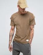 Criminal Damage Cut T-shirt - Green