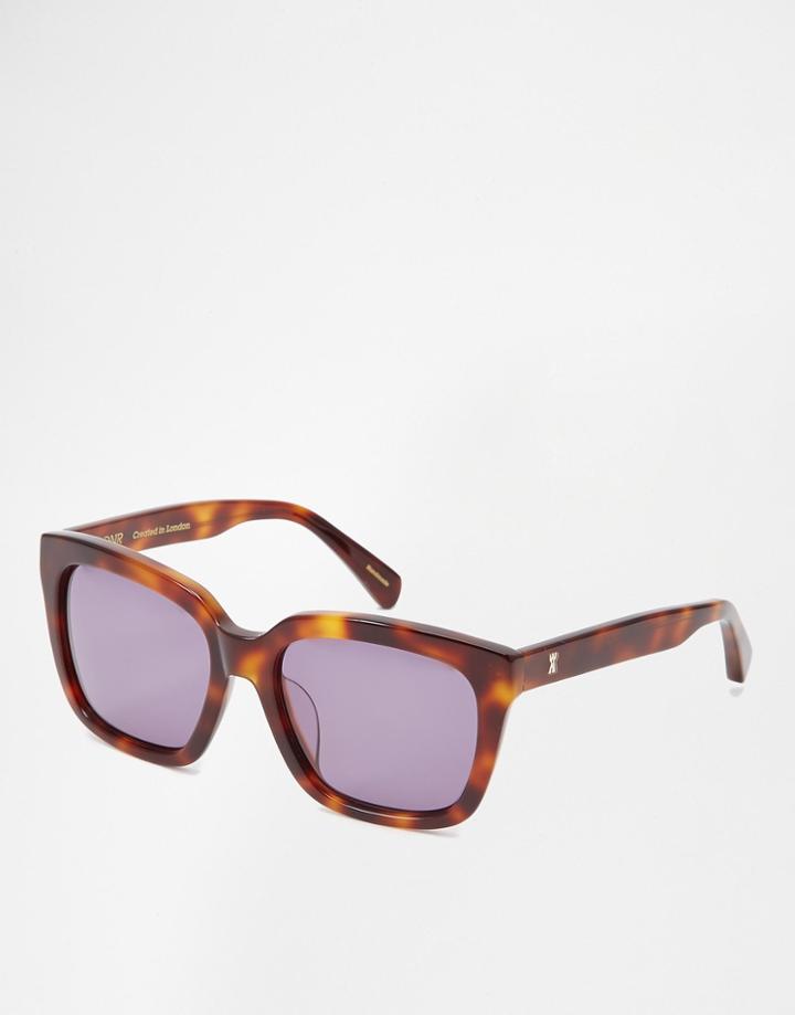 Ldnr Rivington Sunglasses - Dark Tort