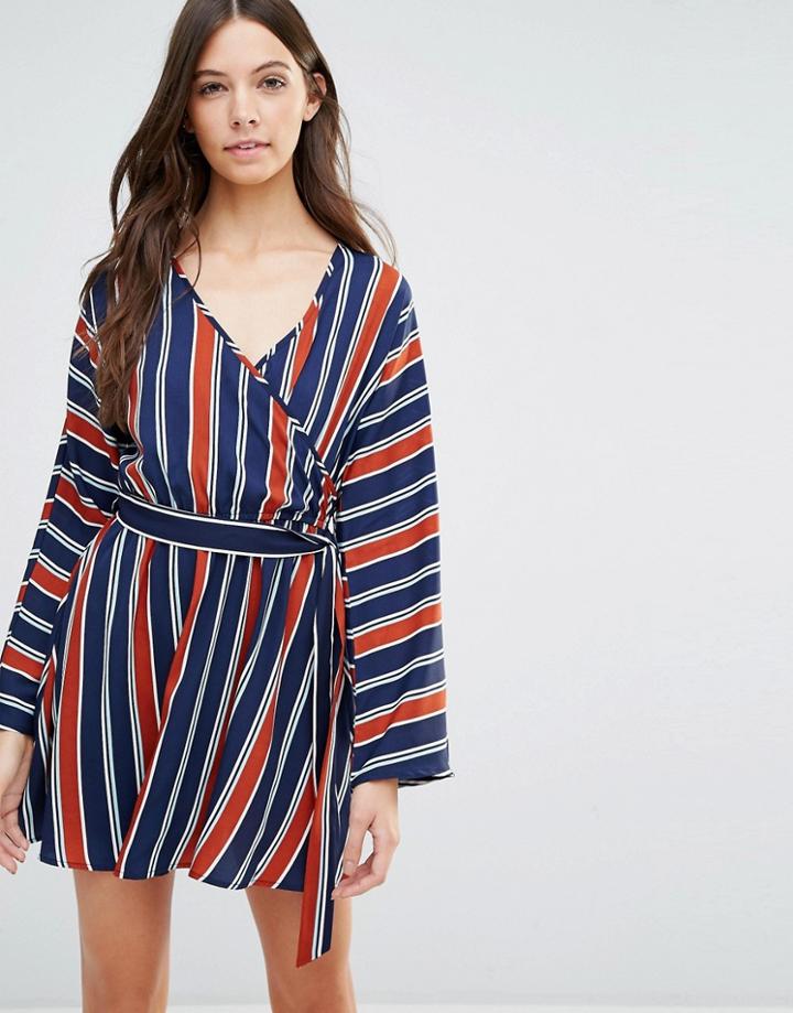 Influence Stripe Romper - Stripe Print