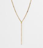Asos Design 14k Gold Plated Lariat Necklace