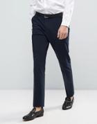 Selected Homme Slim Seersucker Suit Pants - Navy