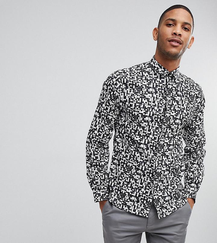 Noak Skinny Printed Shirt - Multi