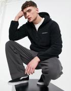 Carhartt Wip Beaumont Half Zip Fleece In Black