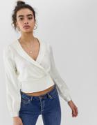 Emory Park Tuxedo Blouse In Cream