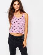 Pull & Bear Shark Tank Top - Mauve