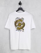 Element Rotation Back Print T-shirt In White