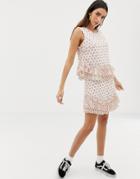 The East Order Oli Ruffle Mini Skirt - Multi