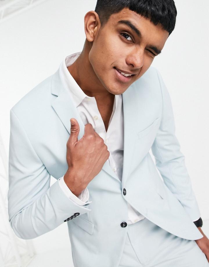 Selected Homme Slim Fit Suit Jacket In Green
