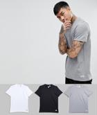 Adidas Skateboarding 3 Pack T-shirts In Multi Cw2344 - Multi