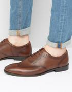 New Look Brogue Shoes In Brown - Brown