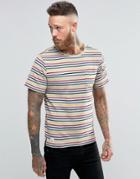 Native Youth Stripe T-shirt - White