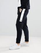 Emporio Armani Rubberised Logo Sweat Joggers In Black Suit 16 - Black