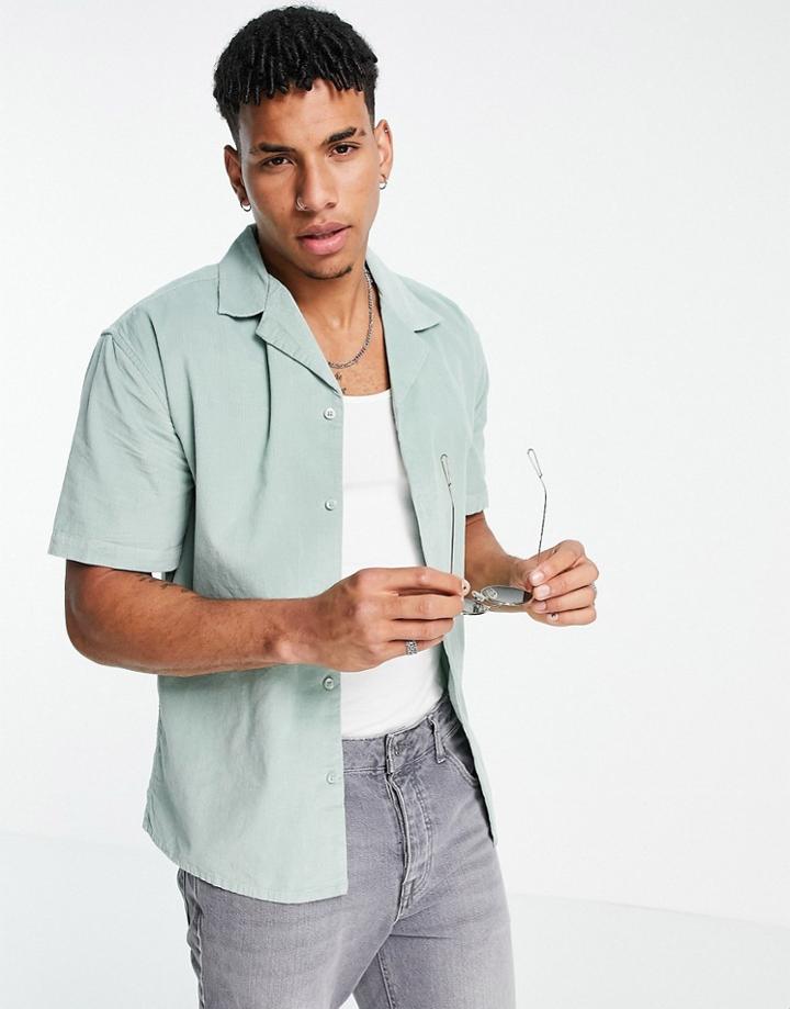 Superdry Arizon Peek A Boo Smock Top In Khaki-green