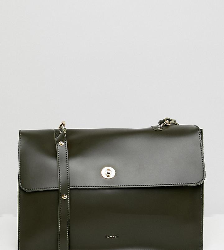 Inyati Nele Satchel Shoulder Bag - Green