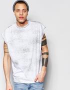 Asos Super Oversized T-shirt With Texture Wash