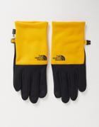 The North Face Etip Gloves In Yellow - Yellow