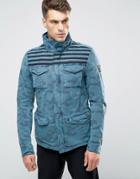 Scotch And Soda Camouflage Jacket - Blue