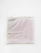 Ted Baker Leaf Print Silk Pocket Square - White