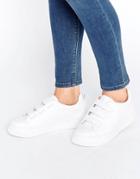 Pull & Bear Multi Strap Sneaker - White