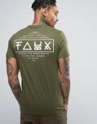 Friend Or Faux Limitless Back Print T-shirt - Black