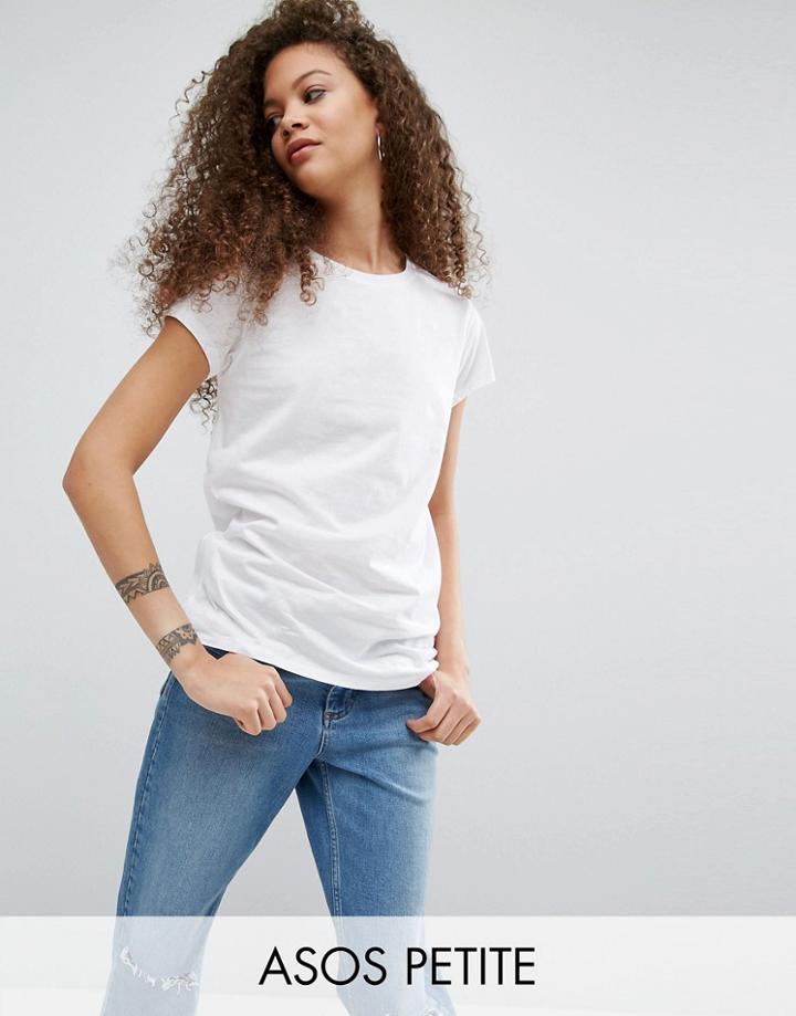 Asos Petite The Ultimate Crew Neck T-shirt - White