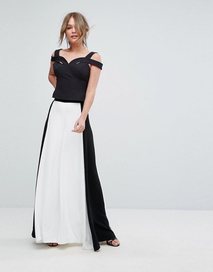 Coast Monochrome Wide Leg Pants - Multi