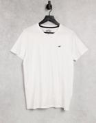 Hollister Icon Logo T-shirt In White