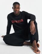Calvin Klein Intense Power Lounge Sweatshirt In Black